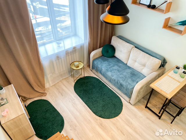 

Квартира-студия, 30 м², 2 кровати