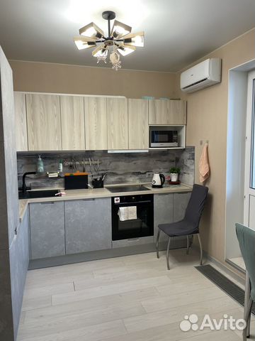 

1-к. квартира, 38 м², 2 кровати