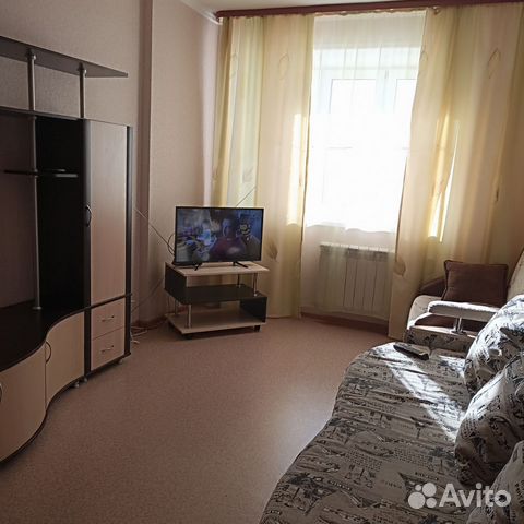 

1-к. квартира, 42 м², 2 кровати
