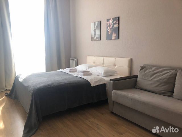 

1-к. квартира, 46 м², 2 кровати