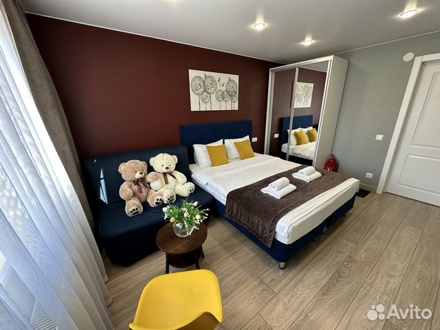 

Квартира-студия, 25 м², 2 кровати
