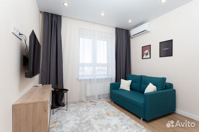 

1-к. квартира, 41 м², 2 кровати