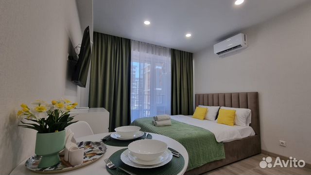 

Квартира-студия, 25 м², 1 кровать