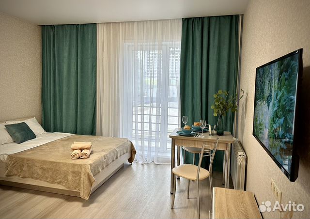 

1-к. квартира, 25 м², 2 кровати