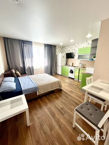 

Квартира-студия, 30 м², 2 кровати
