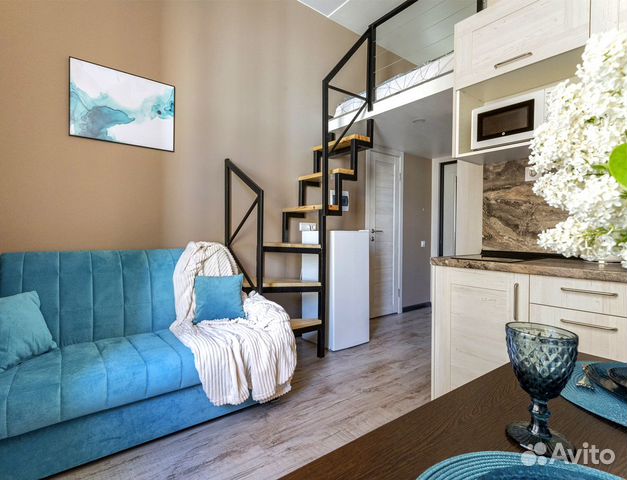 

Квартира-студия, 18 м², 2 кровати