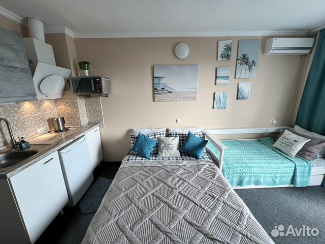 

Квартира-студия, 17,2 м², 3 кровати