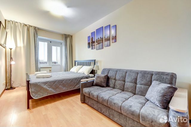 

1-к. квартира, 45,2 м², 2 кровати