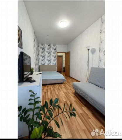 

1-к. квартира, 45 м², 3 кровати