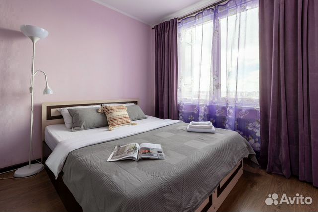 

1-к. квартира, 38 м², 2 кровати