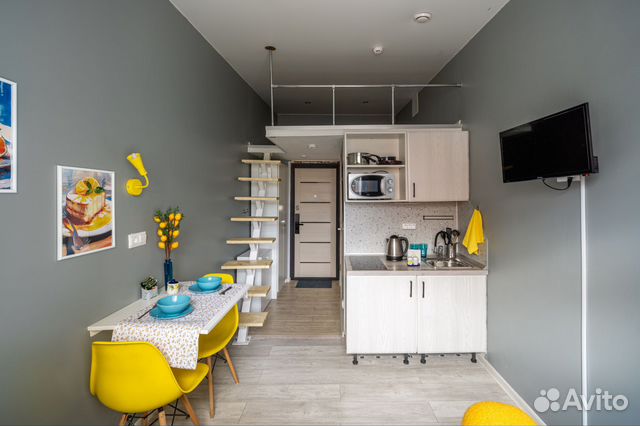 

Квартира-студия, 12 м², 2 кровати