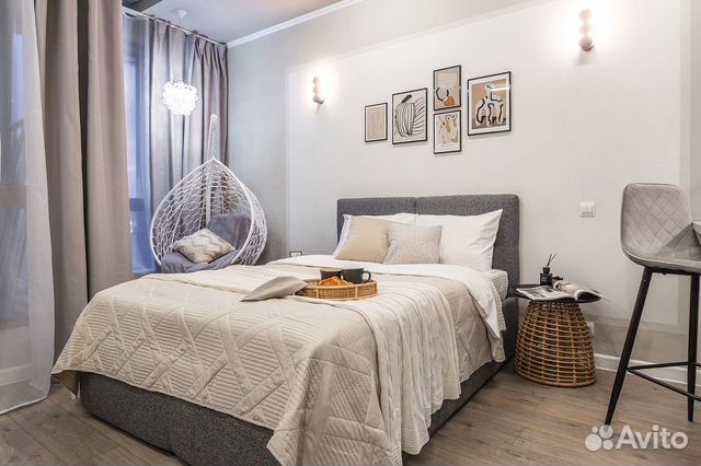 

Квартира-студия, 32 м², 2 кровати