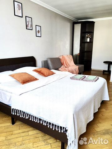 

1-к. квартира, 42 м², 2 кровати