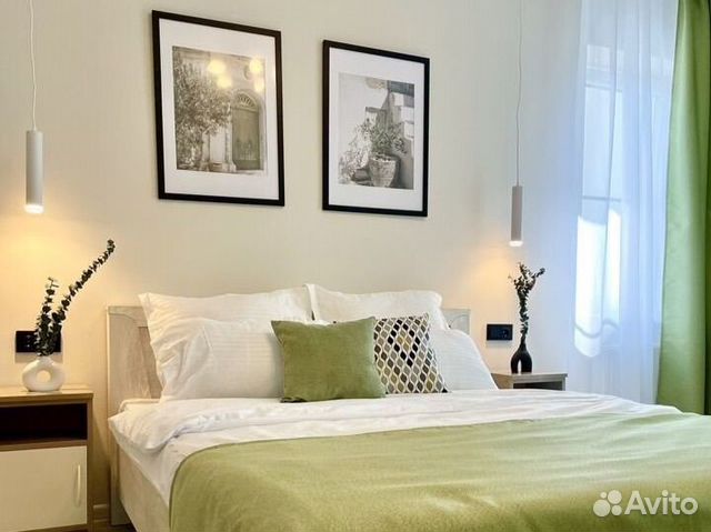 

1-к. квартира, 37 м², 2 кровати