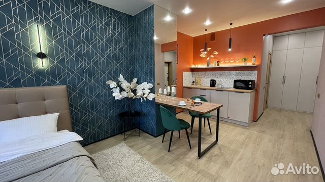 

Квартира-студия, 33 м², 1 кровать