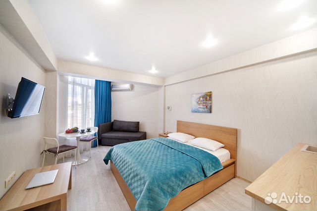 

Квартира-студия, 23 м², 2 кровати