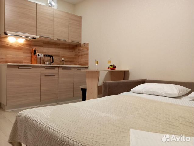 

Квартира-студия, 24 м², 2 кровати