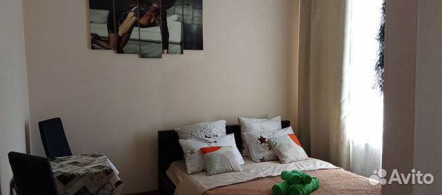 

Квартира-студия, 32 м², 2 кровати