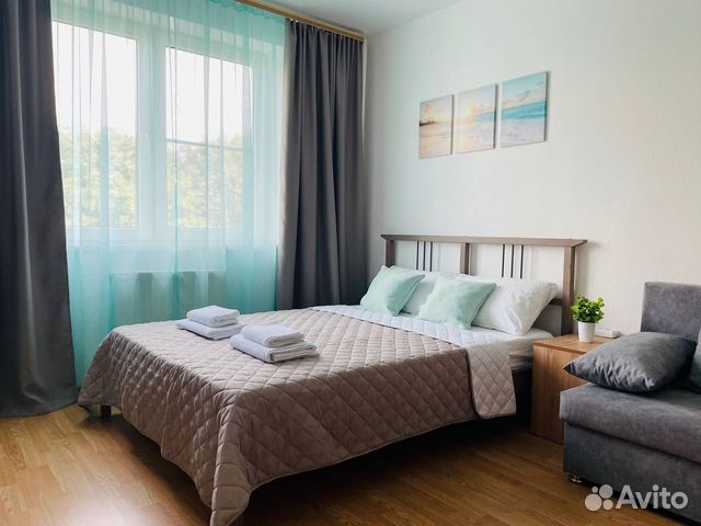 

1-к. квартира, 33 м², 2 кровати