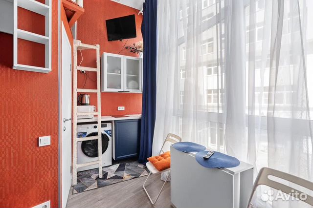 

Квартира-студия, 17 м², 2 кровати