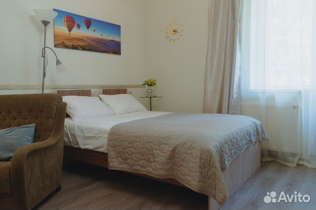 

1-к. квартира, 45 м², 2 кровати