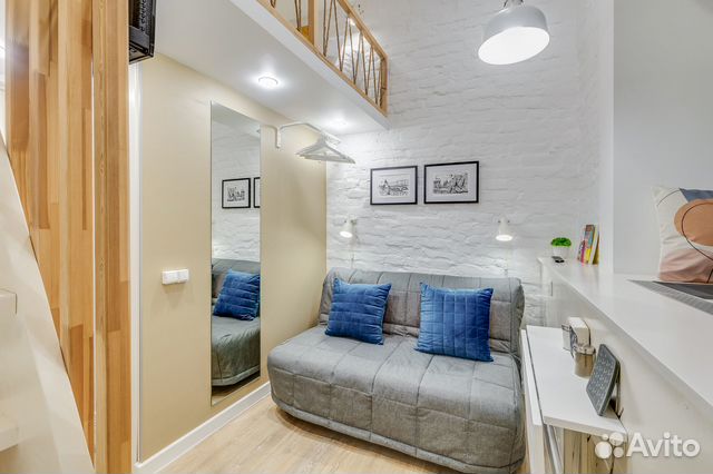 

Квартира-студия, 14 м², 2 кровати