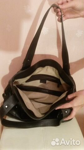 Сумка коричневая натуральная кожа Сумка коричневая натуральная кожа