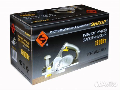 Электрорубанок Энкор рэ-1200110Э + подставка к