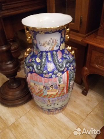 Старинные напольные китайские вазы