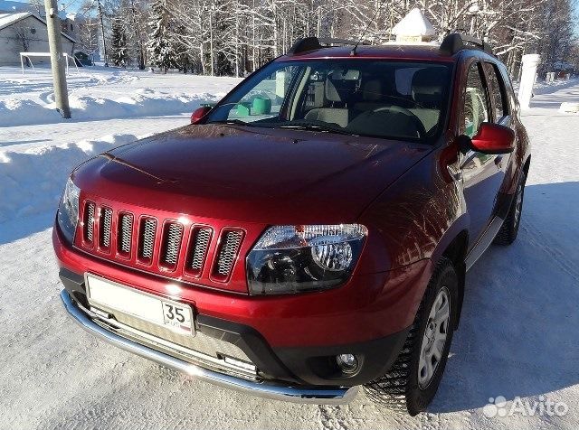 Решётка радиатора на Renault Duster Решётка радиатора на Renault Duster