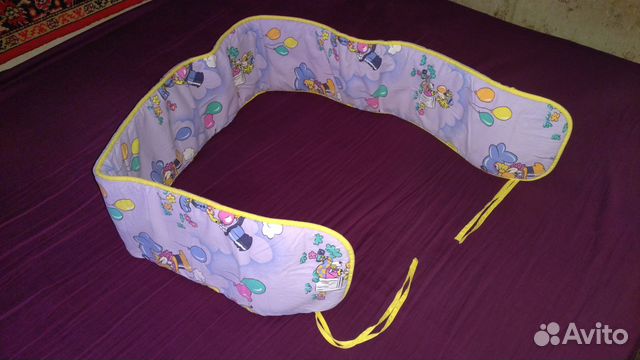 Бортик для детской кроватки и дождевик на коляску