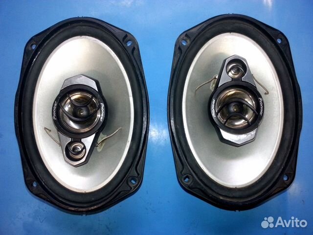 pioneer blue subwoofer