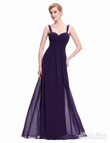 Шикарное фиолетовое вечернее платье. Новое