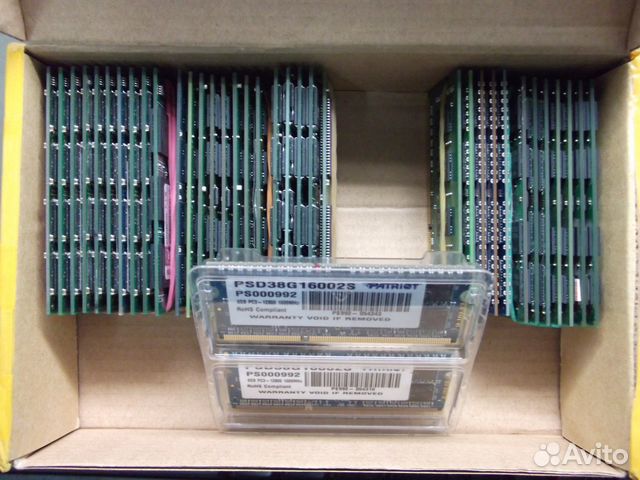 Модули памяти для ноутбуков so-dimm DDR1 DDR2 DDR3