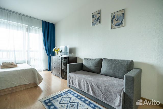 

Квартира-студия, 29 м², 2 кровати