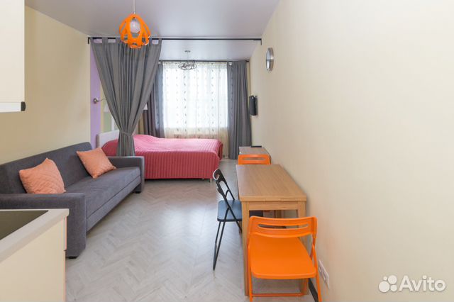 

Квартира-студия, 22 м², 2 кровати