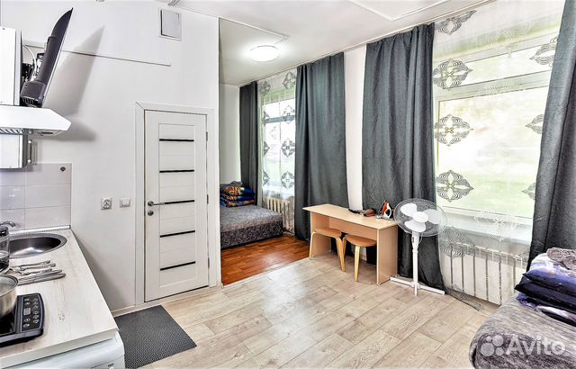 

Квартира-студия, 28 м², 2 кровати