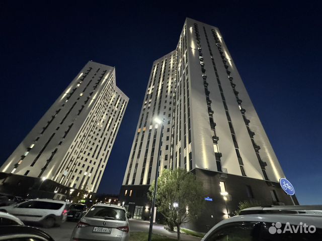 

Квартира-студия, 29 м², 2 кровати