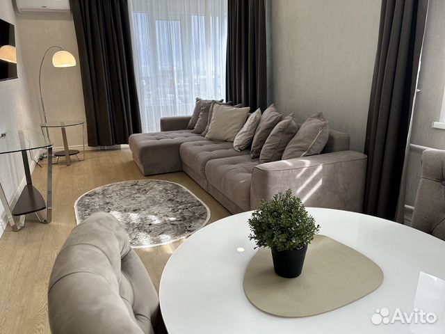 

2-к. квартира в апарт-отеле, 62 м², 2 кровати