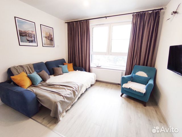 

Квартира-студия, 24 м², 1 кровать