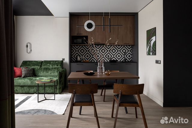 

Квартира-студия, 55 м², 2 кровати