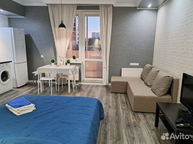 

Квартира-студия, 42 м², 2 кровати
