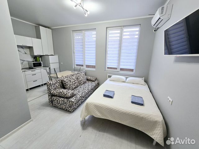 

Квартира-студия, 25 м², 2 кровати