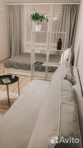 

1-к. квартира, 42 м², 2 кровати