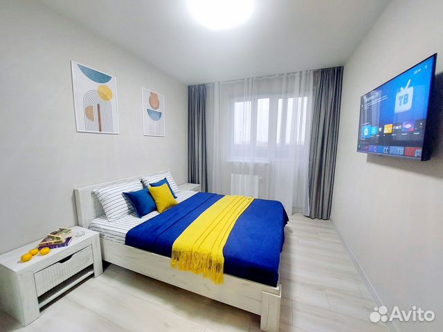 

1-к. квартира, 43 м², 4 кровати