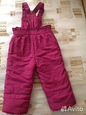 Полукомбинезоны для девочки 86см