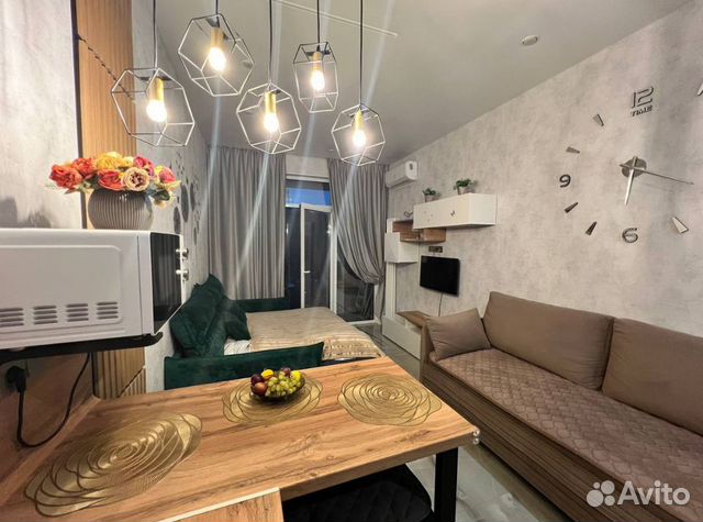

Квартира-студия, 29 м², 2 кровати