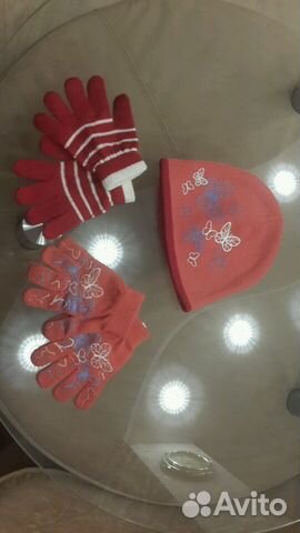 Шапка и перчатки