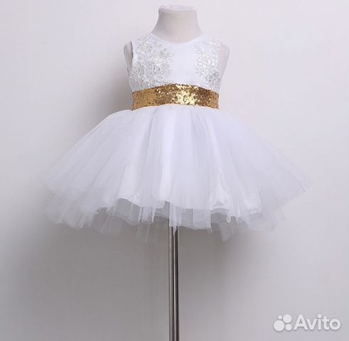 Нарядное платье на 1 годик