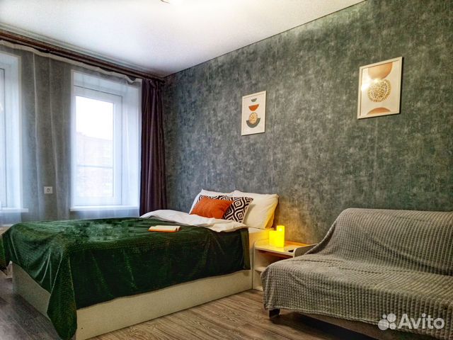 

1-к. квартира, 38 м², 2 кровати